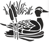 Duck Embroidery Design