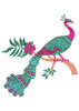 Pecock Embroidery Design