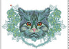 Cat Embroidery Design