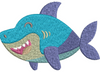 Shark Embroidery Design