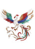 Bird Beauty Embroidery Design