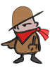 Cowboy Embroidery Design