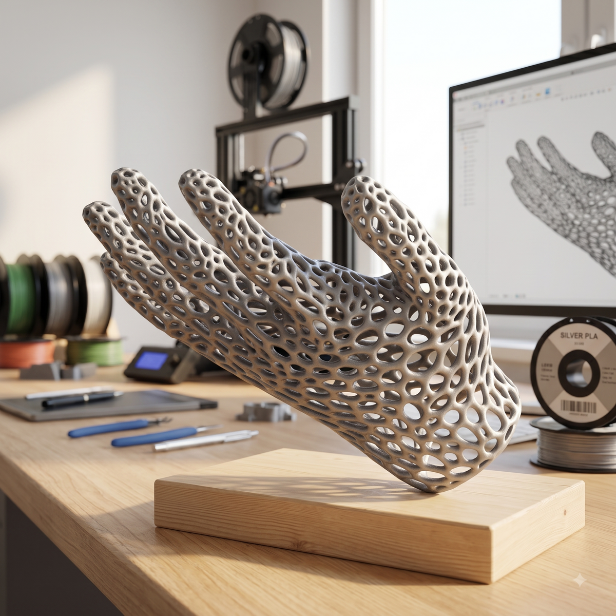 Display Hand Standard Right Print STL File