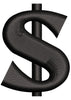 Dollar Sign Embroidery Design