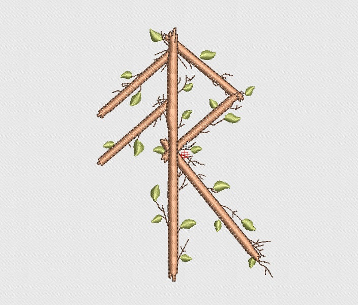 Spike Embroidery Design