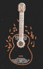 Guitar Embroidery Design