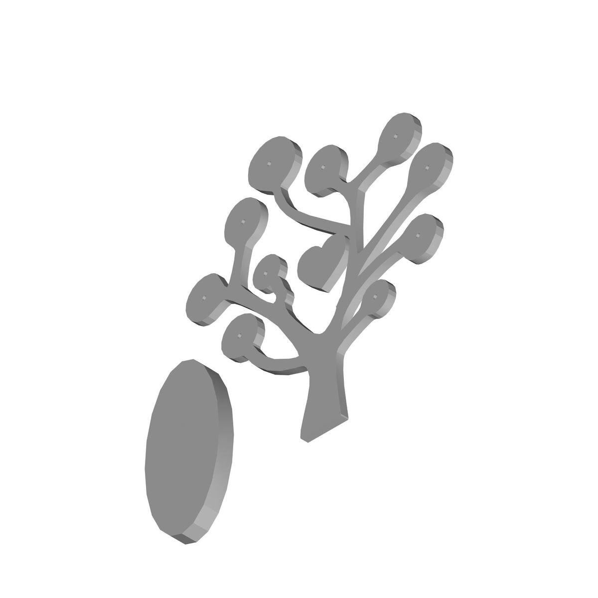 Tree Earring Holder Print STL File