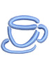 Cup Embroidery Design