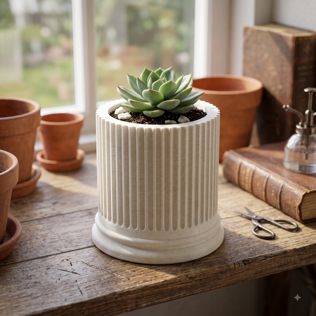 Greek Column Planter Pot Print STL File