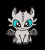 Light Dragon Cute Creature Embroidery Design