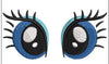 Cat Eyes Embroidery Design