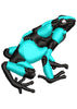 Frog Beauty Color Embroidery Design
