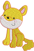 Red Fox Embroidery Design
