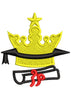 Leading Star Embroidery Design