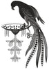 Parot Embroidery Design