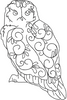 Owel Embroidery Design