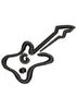 Guitar Embroidery Design
