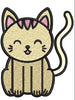 Cat Embroidery Design