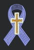 Awareness Ribbon Embroidery Design