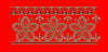 Five Petal Star Blossom Border Embroidery Design