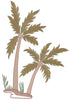 Palm Tree Embroidery Design