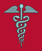 Medical Snake Embroidery Design
