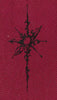 Black Tribal Compass Star Embroidery Design