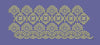 Geometric Off White Lace Border Embroidery Design