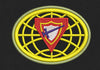 Shield Emblem Yellow, Red & Purple Embroidery Design
