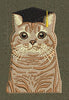 Graduated Cat Embroidery Design