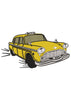 Car Taxi Embroidery Design