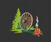 Forest Embroidery Design