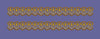 Golden Scalloped Lace Border Embroidery Design