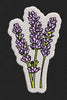 Lavender Bloom Purple & Green Embroidery Design