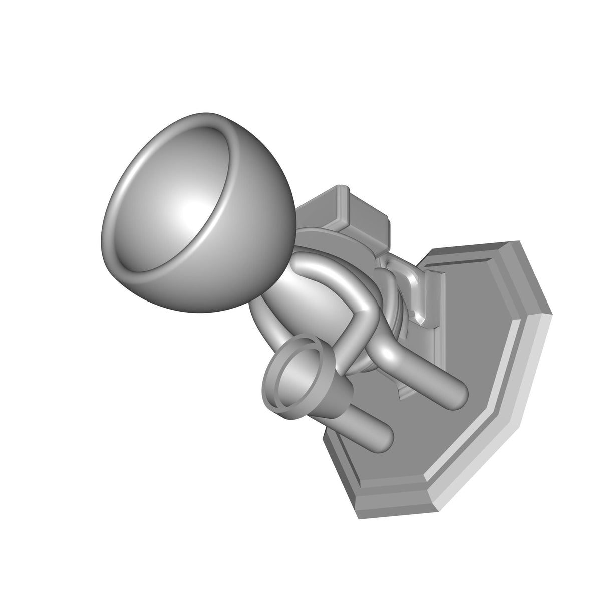 Relaxing Character Planter Print STL File