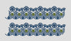 Double Layered Floral Lace Border Embroidery Design