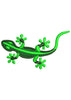 Dark Lizard Embroidery Design