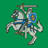 Knight On Horse Embroidery Design