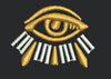 All Seeing Eye Radiant Eye Symbol Embroidery Design