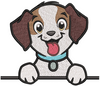 Dog Embroidery Design