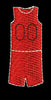 Red Jersey Embroidery Design