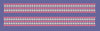 Parallel Pink and Cream Beaded Border Embroidery Design