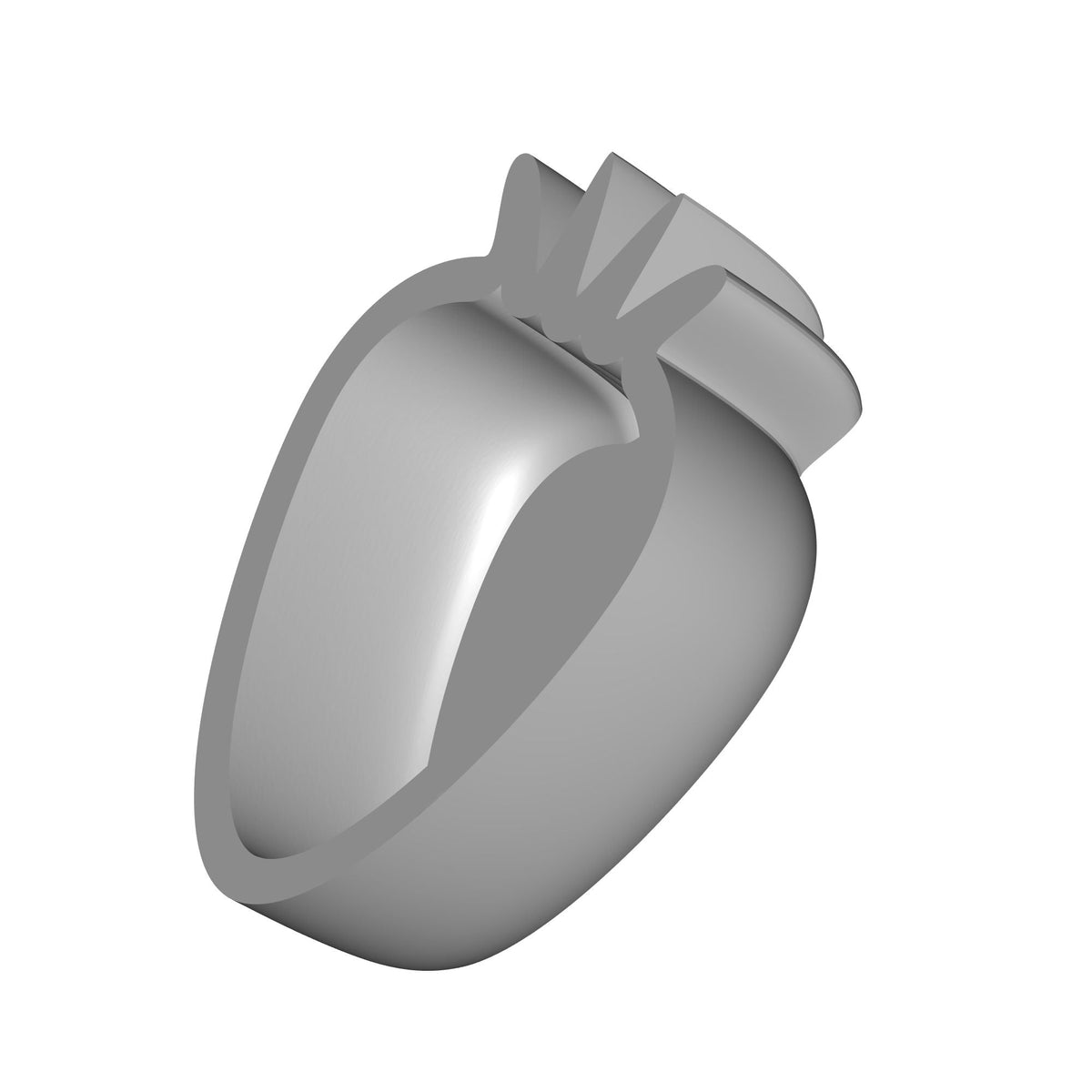 Strawberry Shaped Bowl Print STL File