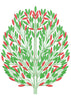 Plant Embroidery Design
