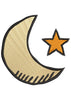Moon Embroidery Design