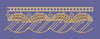 Leafy Scalloped Trellis Border Embroidery Design