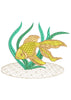 Gold Fish Embroidery Design