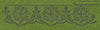 Floral Jacquard Woven Green & Gray Embroidery Design
