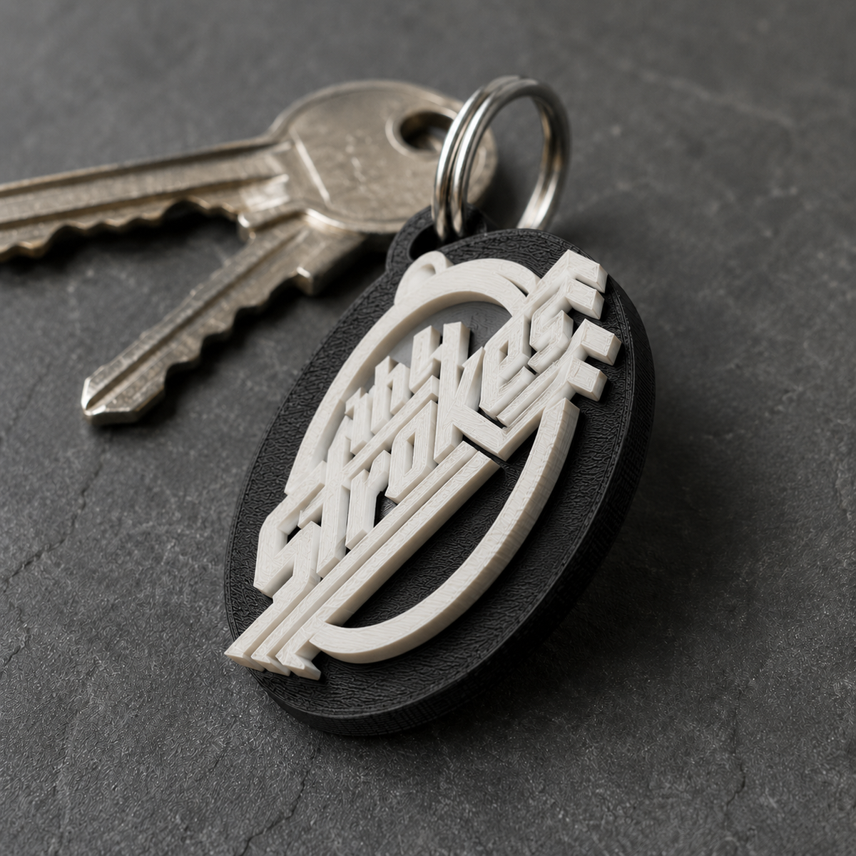 The Strokes Logo Keychain Print STL File