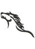 Hyena Head Embroidery Design